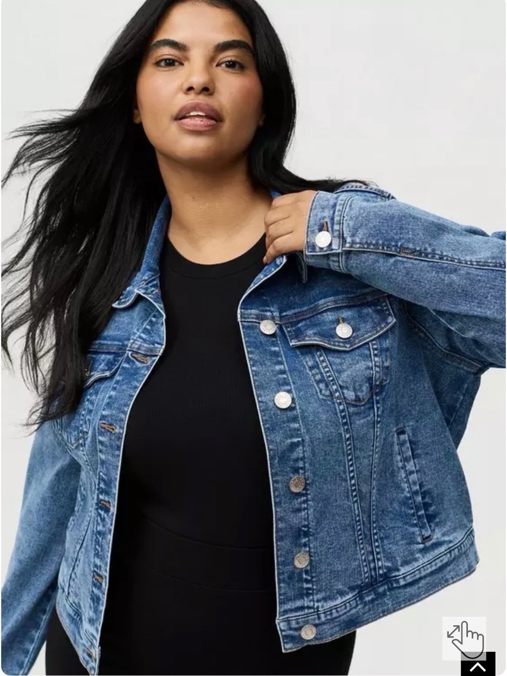 torrid Light Blue Denim Jacket - Picture 6 of 8